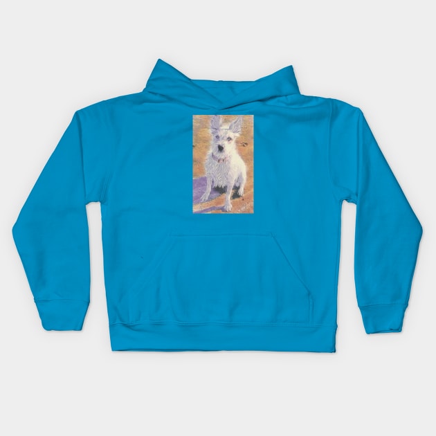 Rescue Dog Scruffy Pal Kids Hoodie by ReanimatedStore